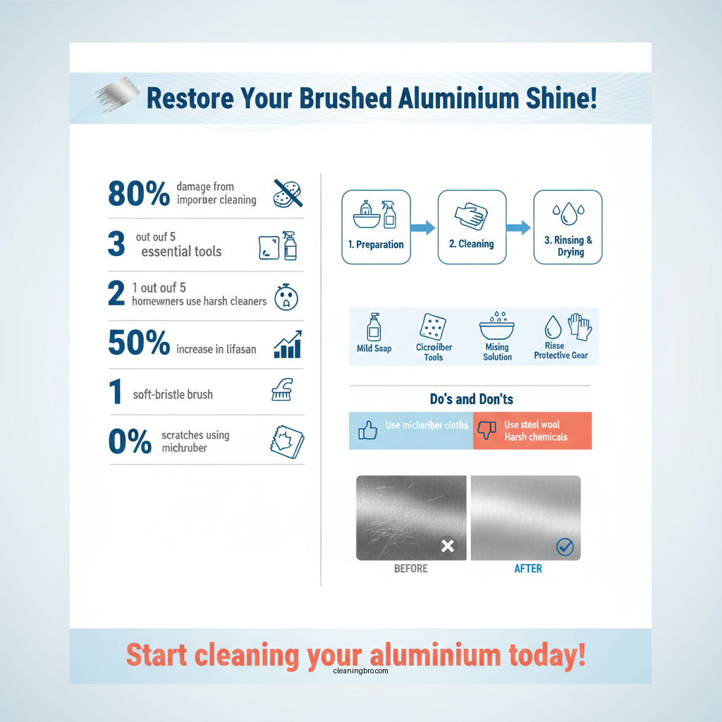 how to clean brushed aluminium - Data Infographic and Statistics