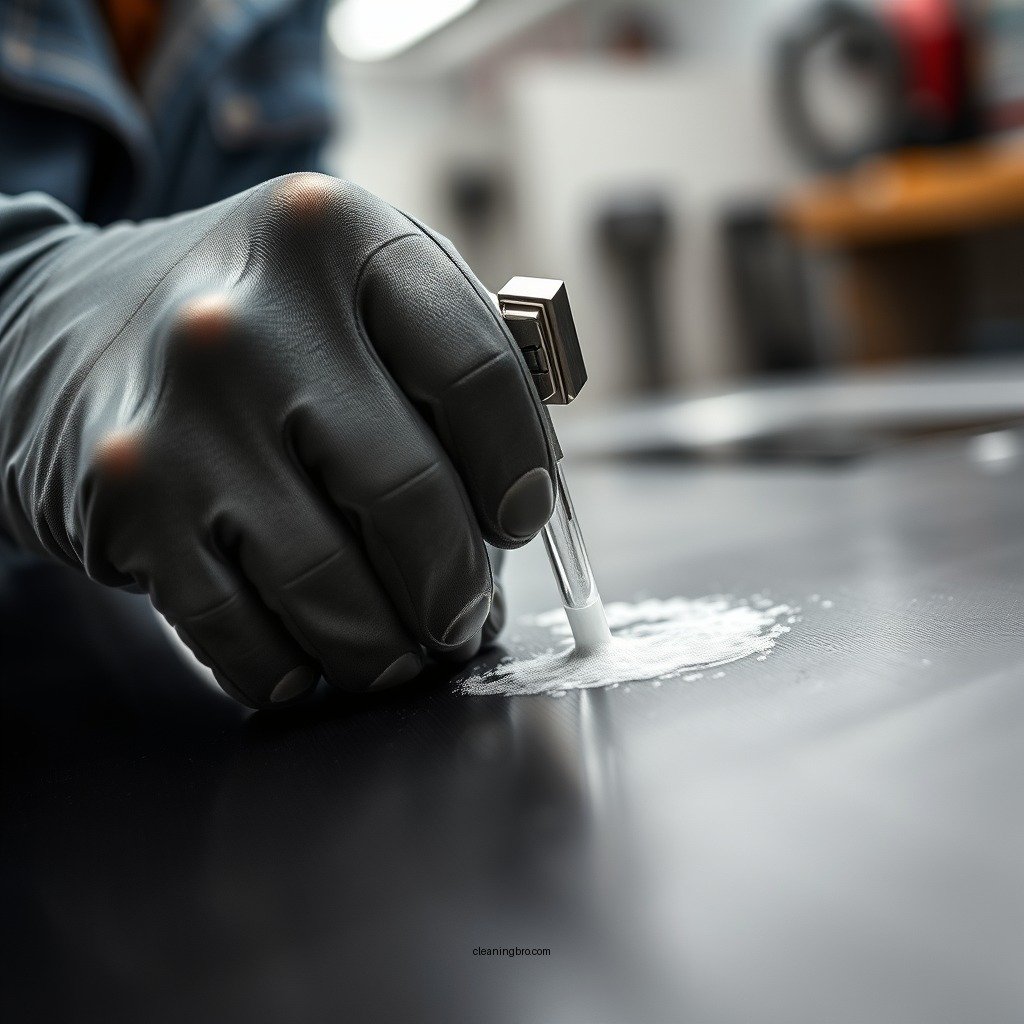 Step-by-Step Cleaning Process - how to clean brushed aluminium