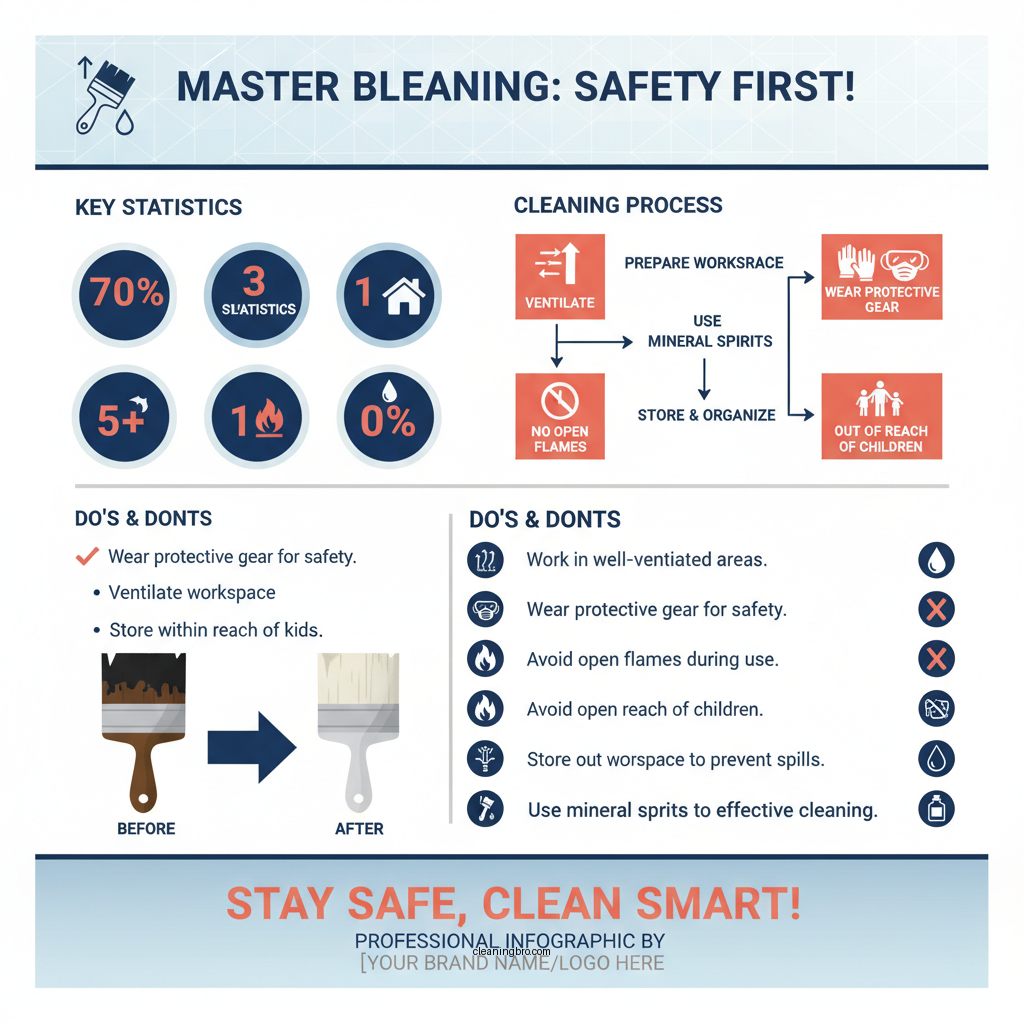 how to clean brushes with mineral spirits - Data Infographic and Statistics