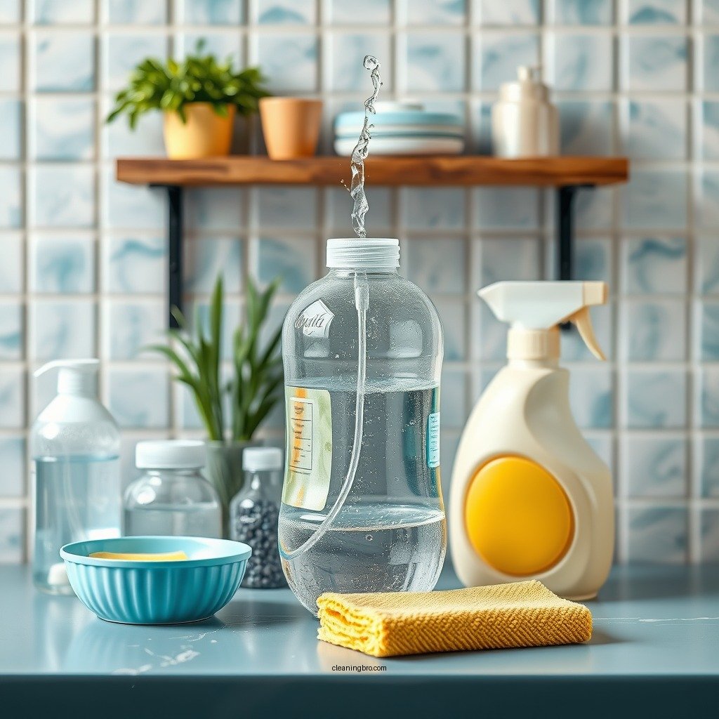 Gather Your Cleaning Supplies - how to clean bubbler