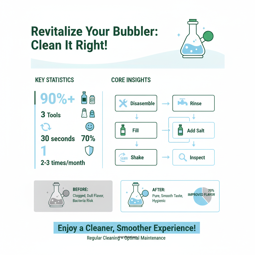 how to clean bubbler - Data Infographic and Statistics