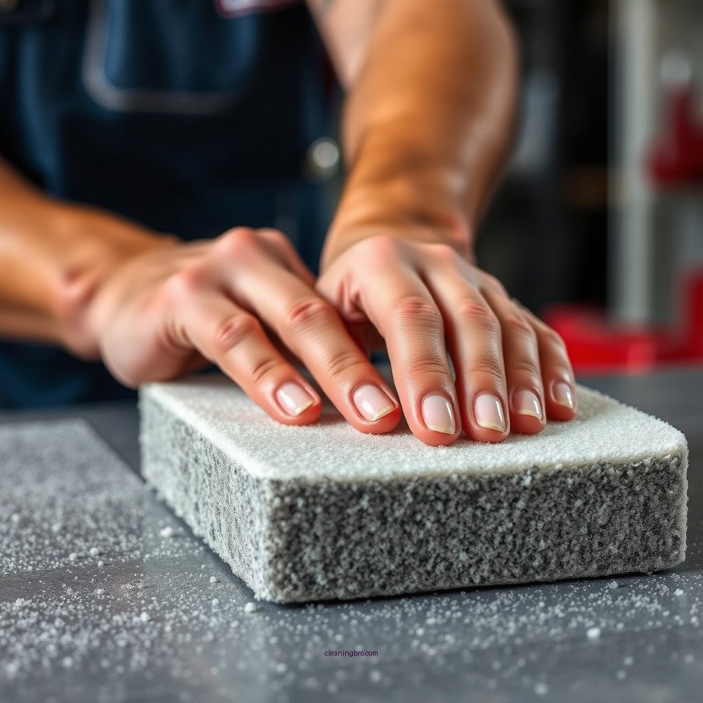 Step-by-Step Cleaning Process - how to clean buffing foam pads