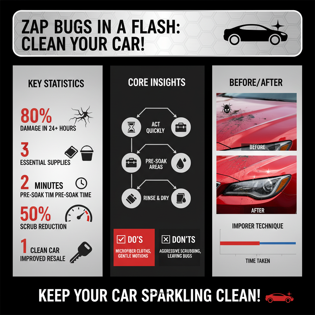 how to clean bugs off of car - Data Infographic and Statistics