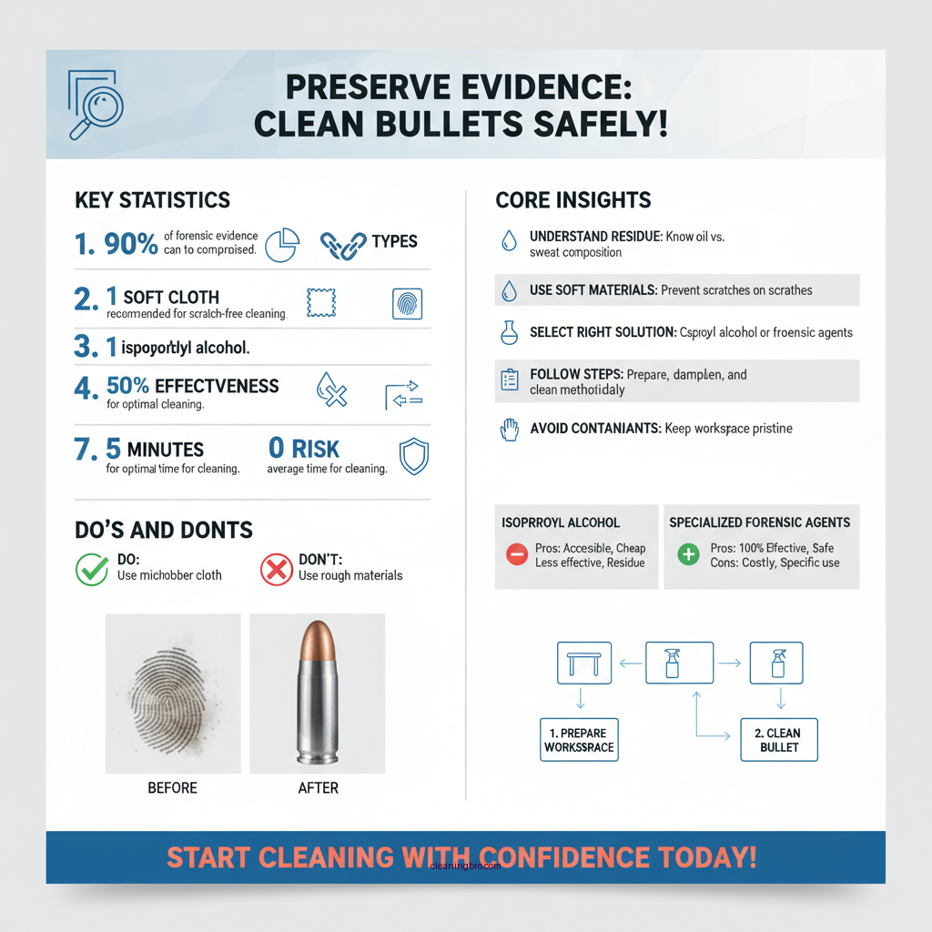 how to clean bullets from fingerprints - Data Infographic and Statistics