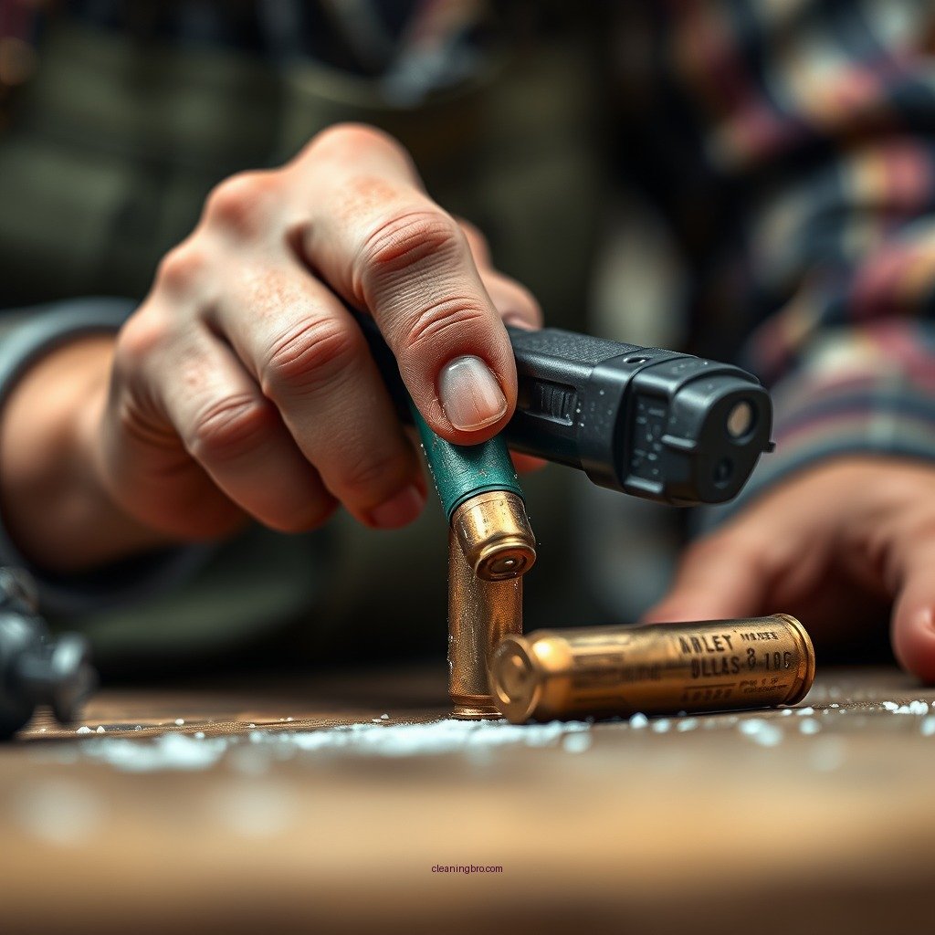 Step-by-Step Cleaning Process - how to clean bullets from fingerprints