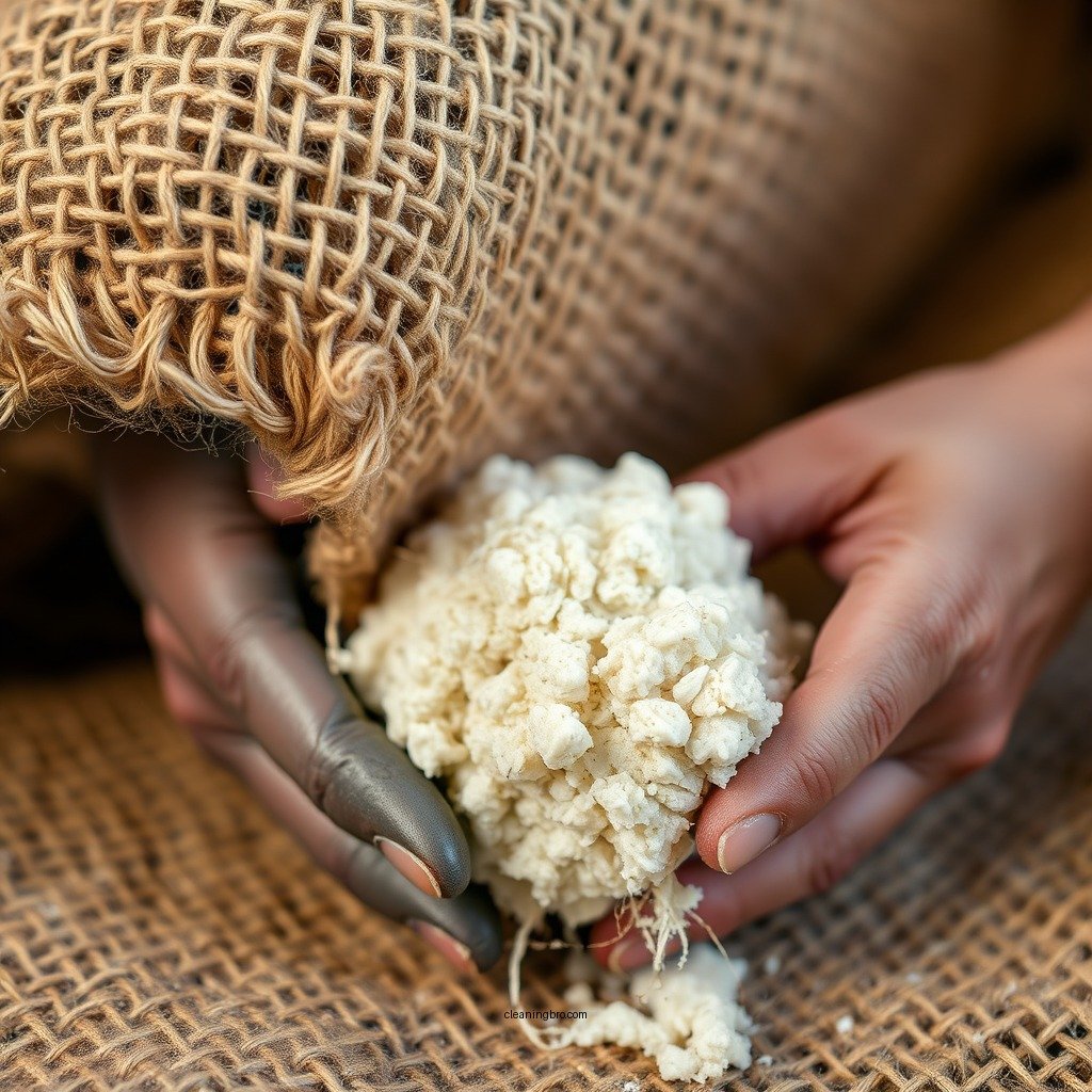 Spot Cleaning Methods - how to clean burlap