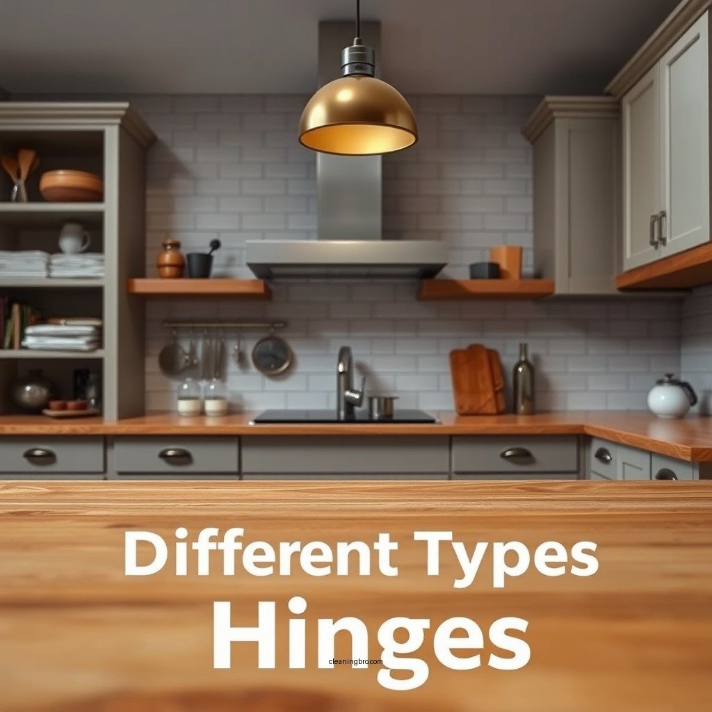 Understanding Different Types of Hinges - how to clean cabinet hinges