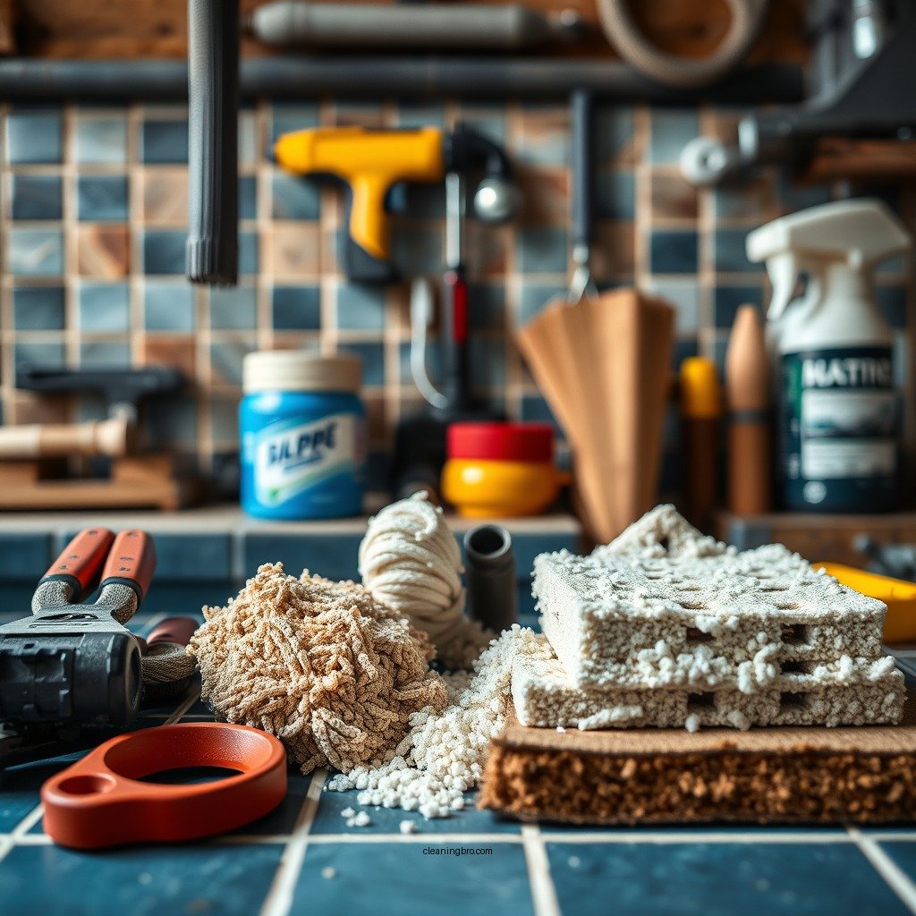 Essential Tools and Materials - how to clean calcium from swimming pool tiles
