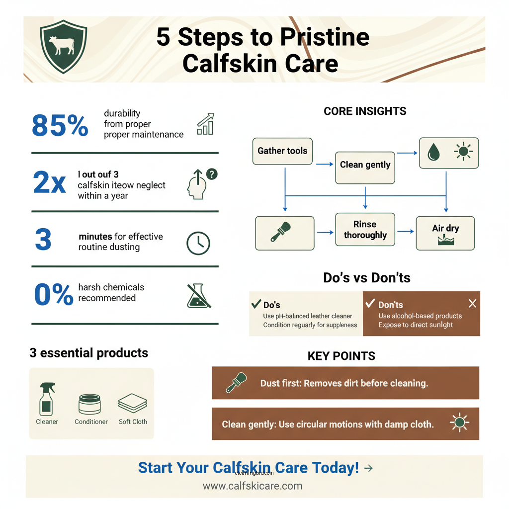 how to clean calfskin - Data Infographic and Statistics