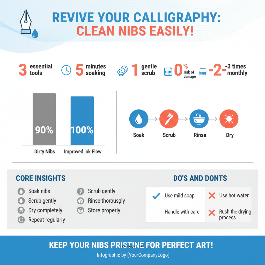 how to clean calligraphy pen nibs - Data Infographic and Statistics