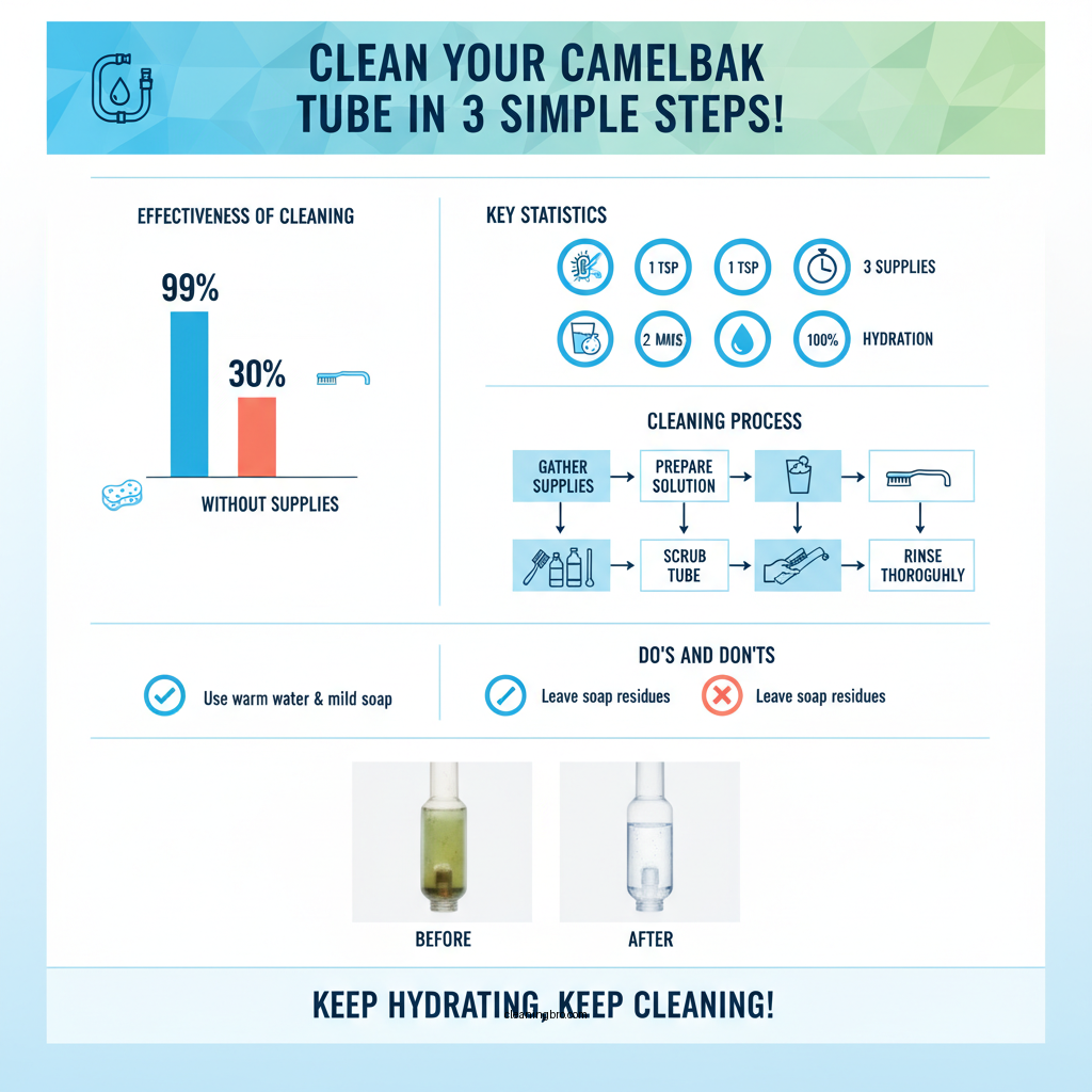 how to clean camelbak tube - Data Infographic and Statistics