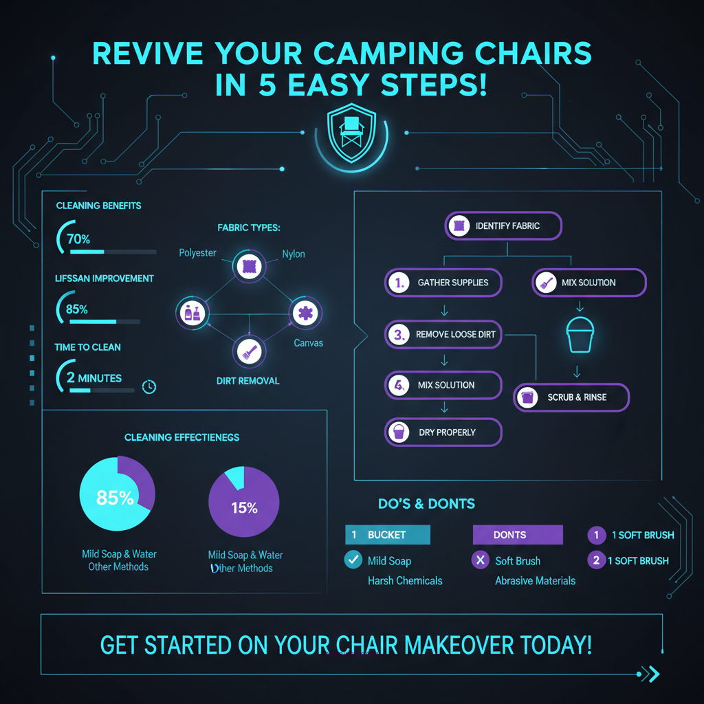 how to clean camping chairs - Data Infographic and Statistics