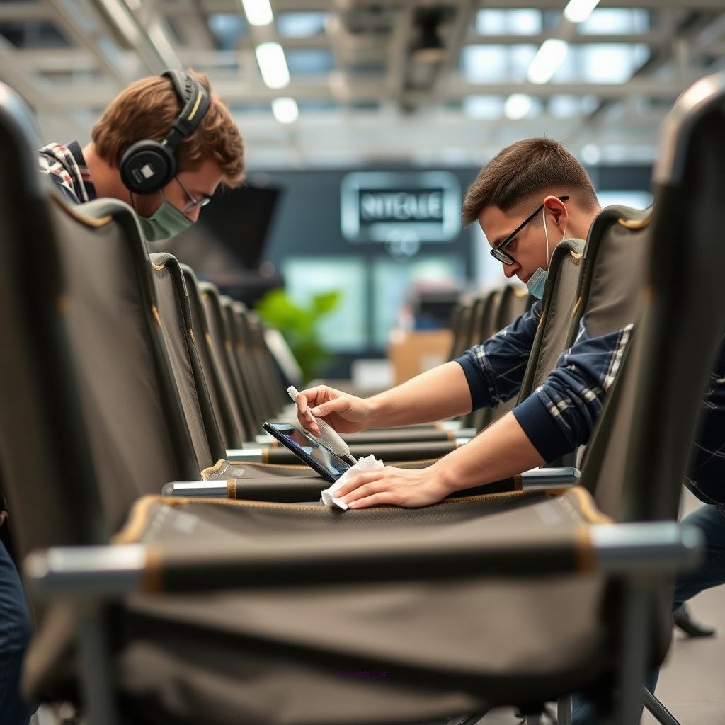 Step-by-Step Cleaning Process - how to clean camping chairs