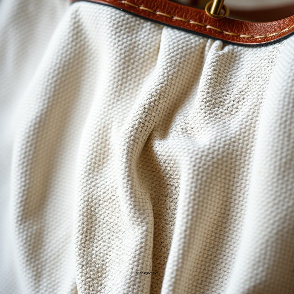 Cleaning the Canvas - how to clean canvas bag with leather trim