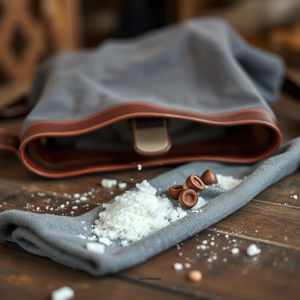 Removing Loose Dirt and Debris - how to clean canvas bag with leather trim