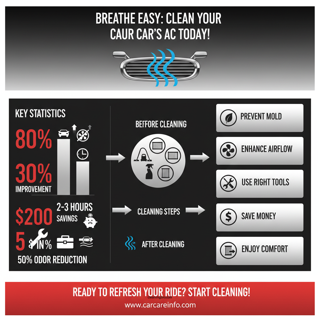 how to clean car ac - Data Infographic and Statistics