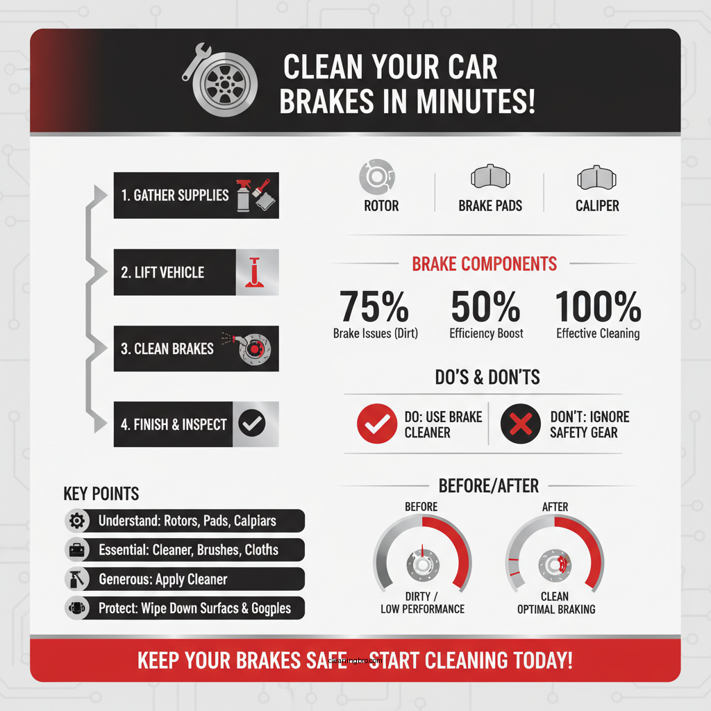 how to clean car brakes without taking tires off - Data Infographic and Statistics