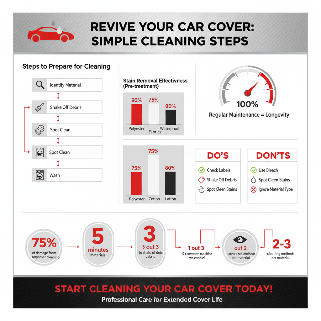 how to clean car cover - Data Infographic and Statistics