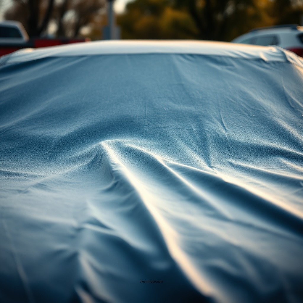 Preparing for Cleaning - how to clean car cover