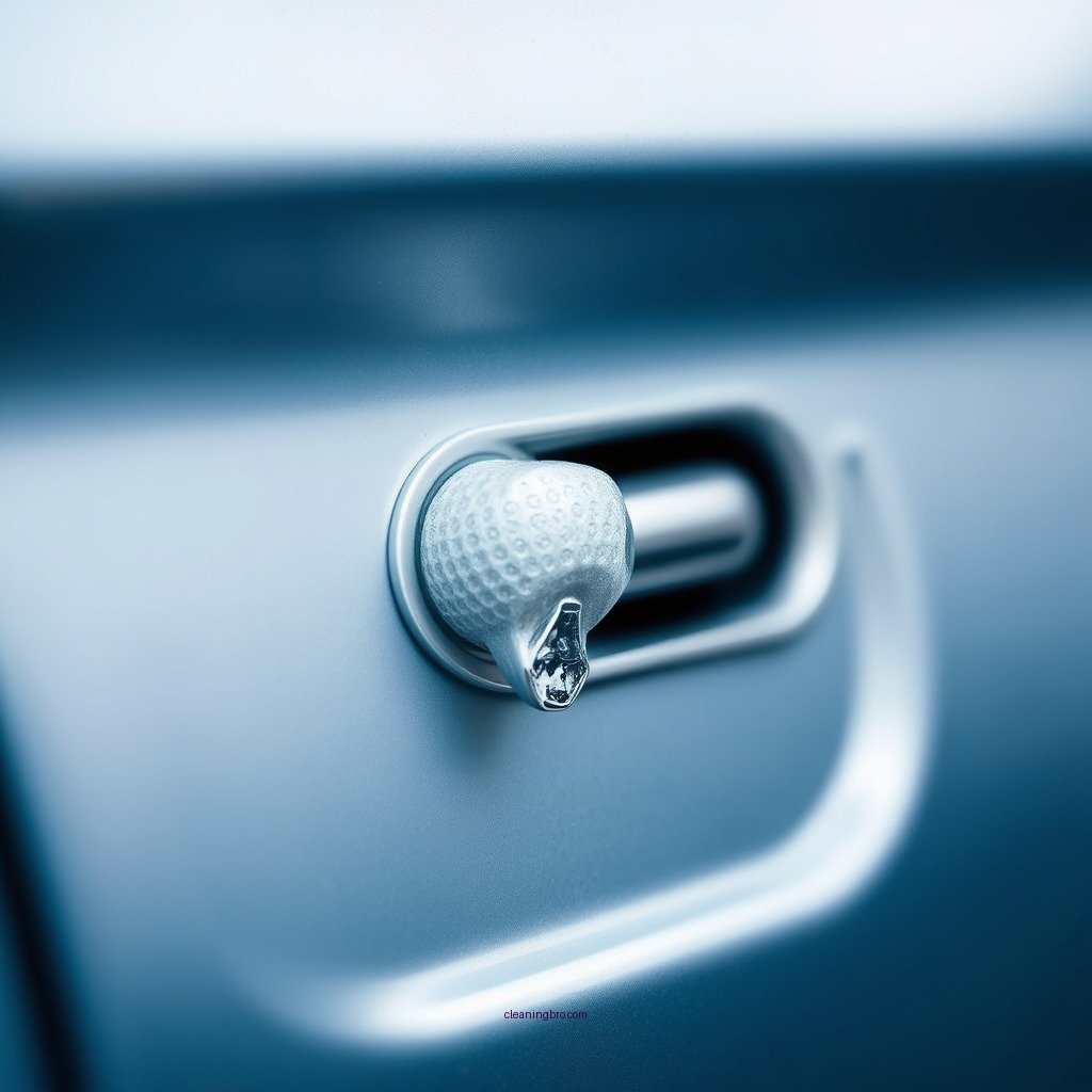 Clean with Soap and Water - how to clean car door jambs