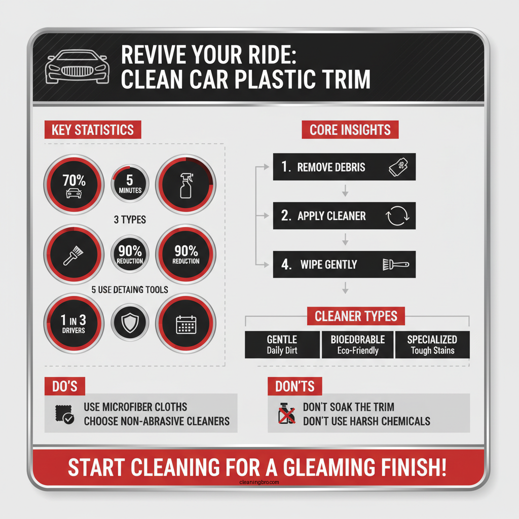 how to clean car plastic trim - Data Infographic and Statistics