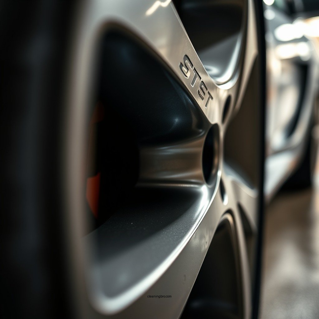 Apply the Cleaner - how to clean car rims