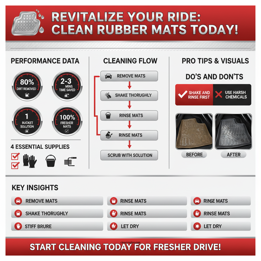 how to clean car rubber mats - Data Infographic and Statistics