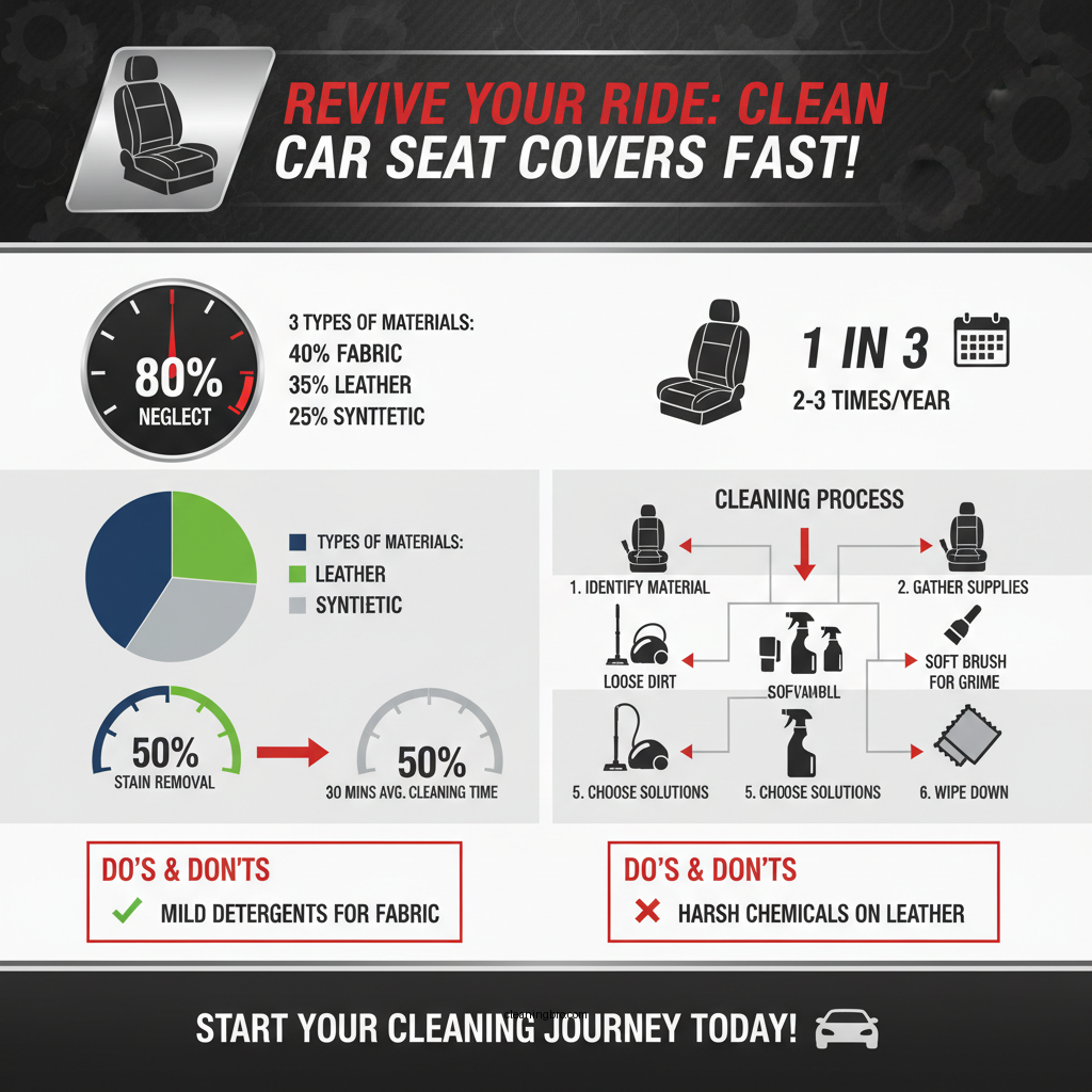 how to clean car seat covers - Data Infographic and Statistics