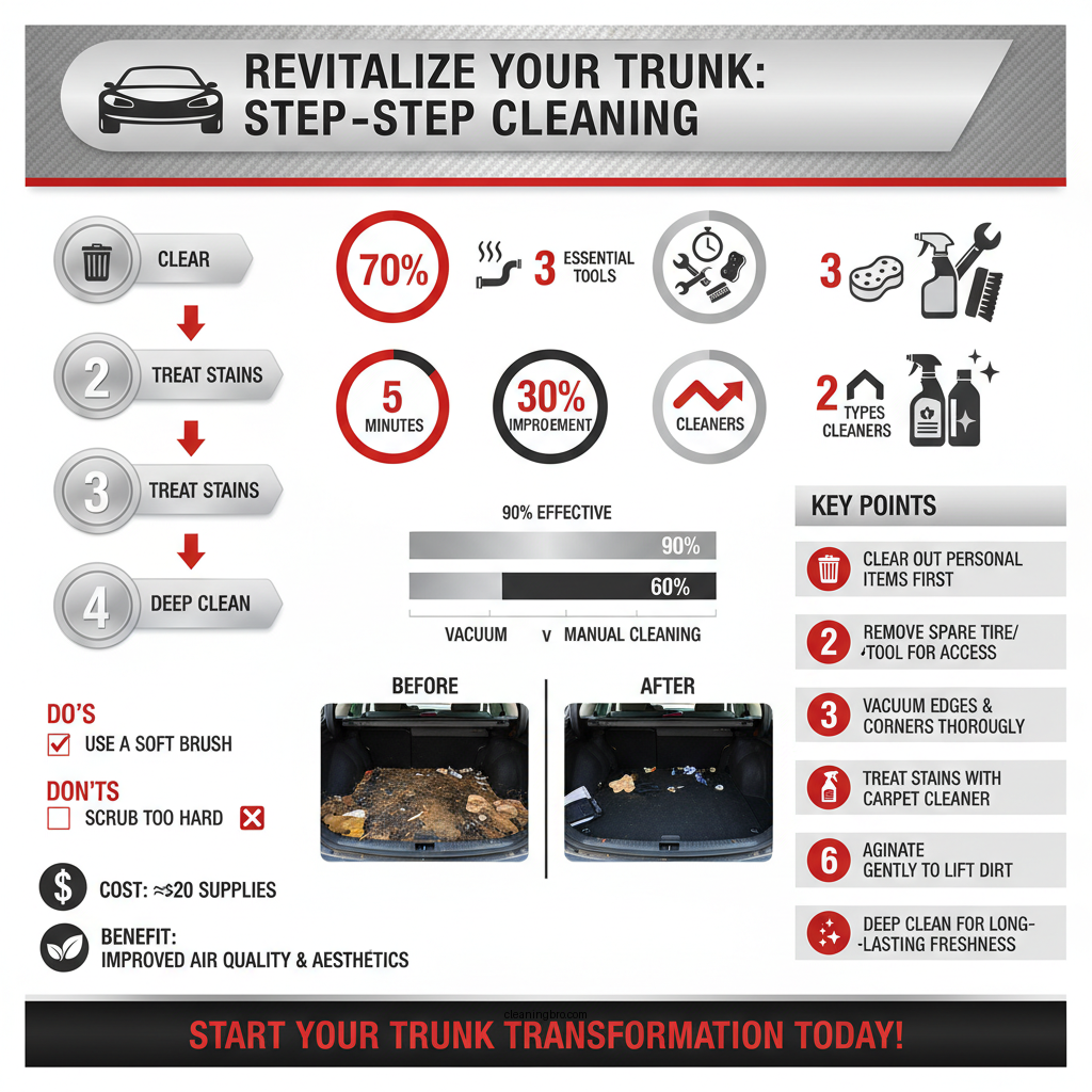 how to clean car trunk carpet - Data Infographic and Statistics