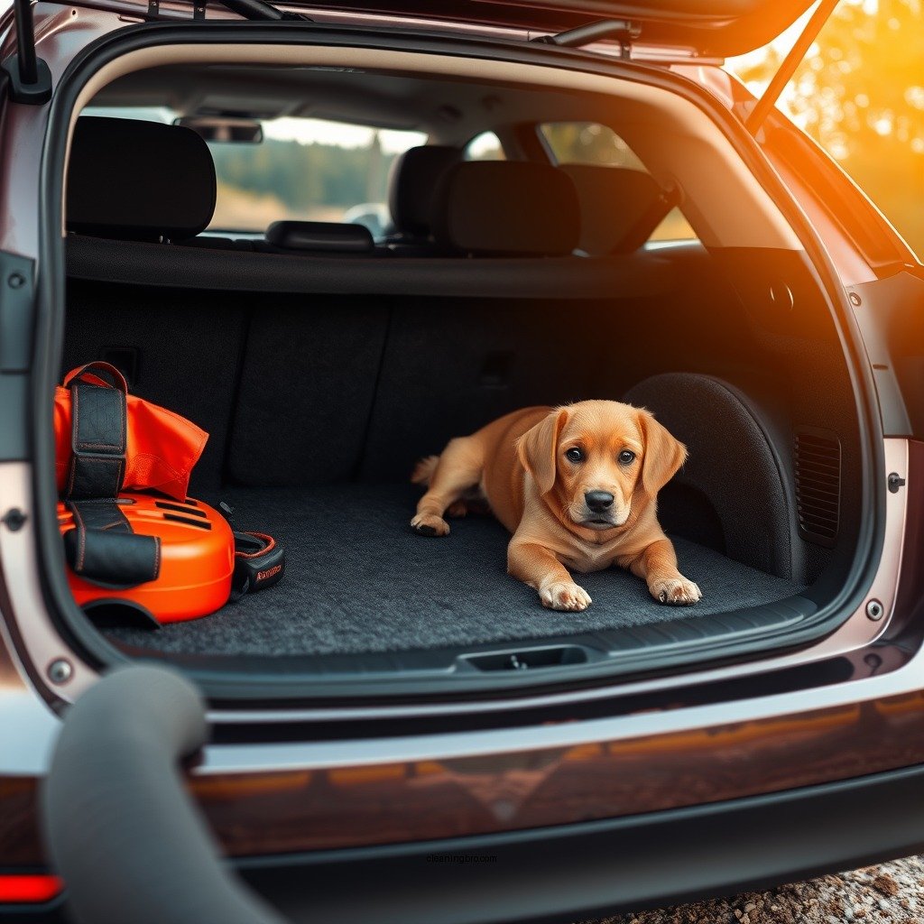 Vacuum the Trunk Carpet - how to clean car trunk carpet