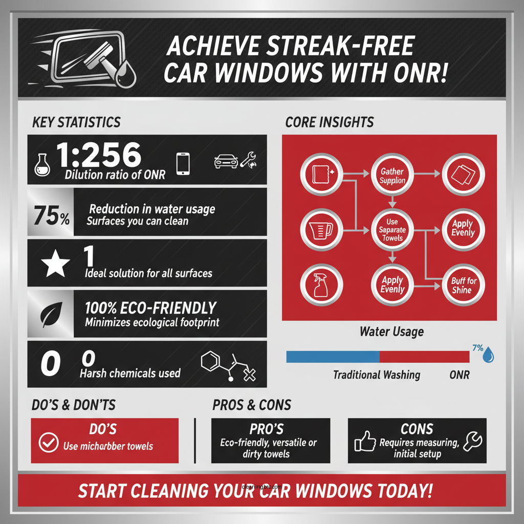 how to clean car windows with onr - Data Infographic and Statistics