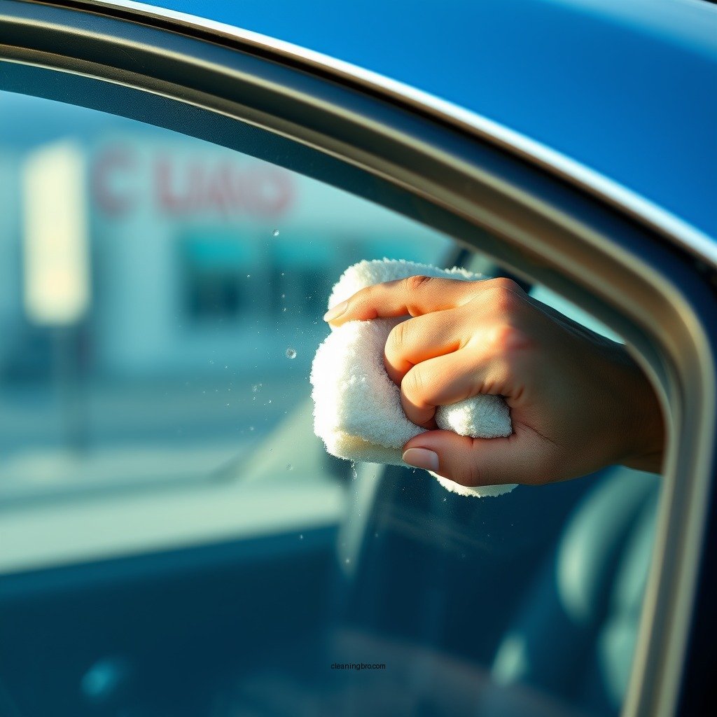 Step-by-Step Cleaning Process - how to clean car windows with tint