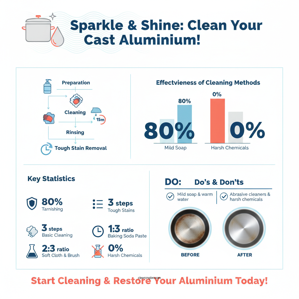 how to clean cast aluminium - Data Infographic and Statistics
