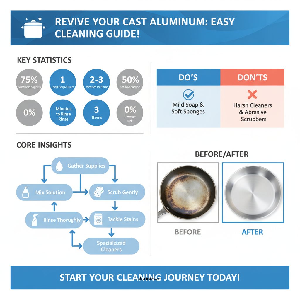 how to clean cast aluminum - Data Infographic and Statistics