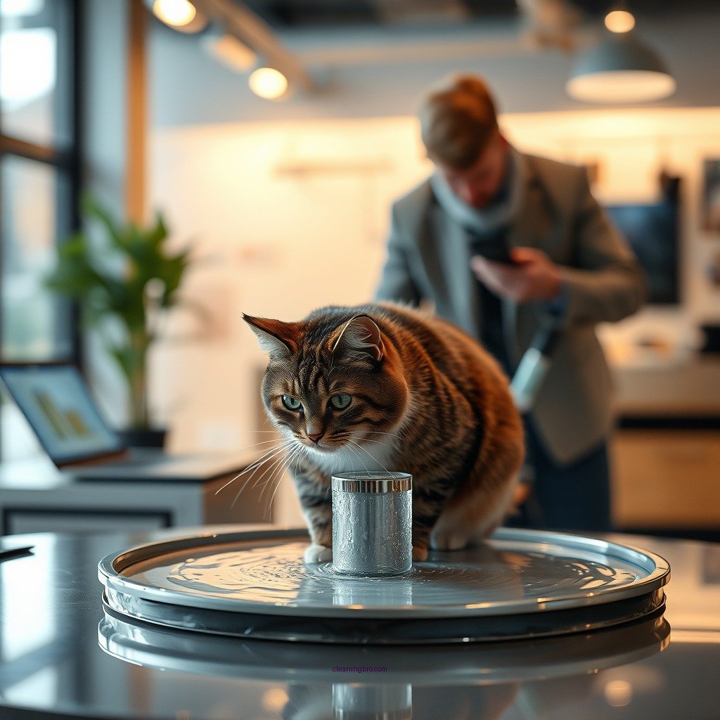 Disassemble the Fountain - how to clean cat fountain