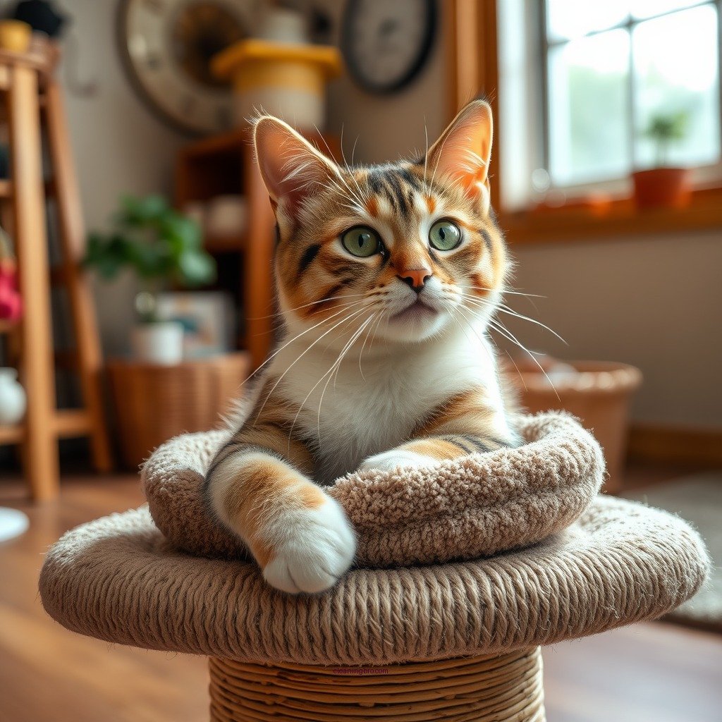 Gather Your Supplies - how to clean cat tower