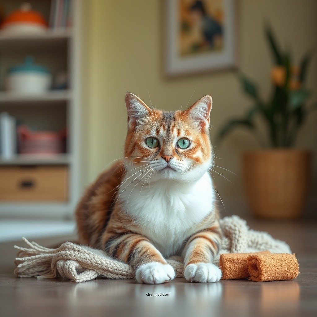 Gather Your Cleaning Supplies - how to clean cat tree