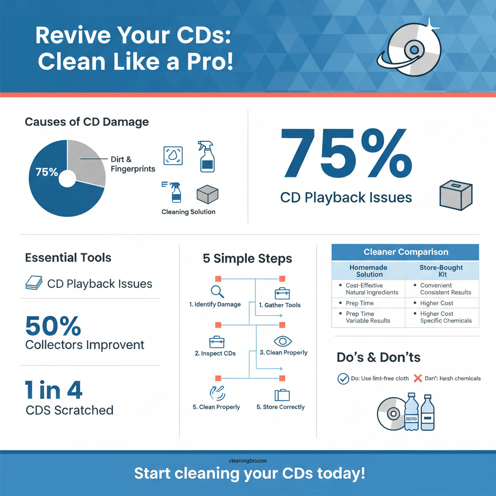 how to clean cds - Data Infographic and Statistics