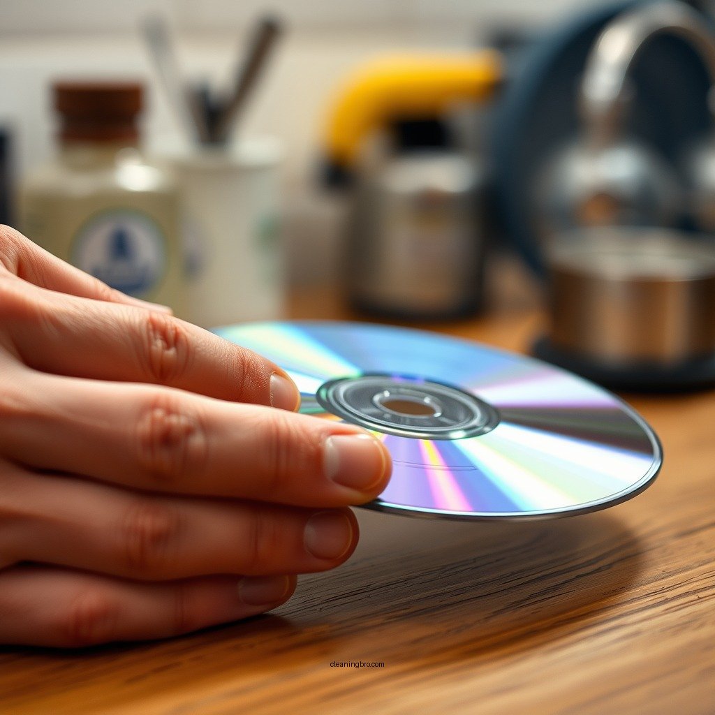 Step-by-Step Cleaning Process - how to clean cds
