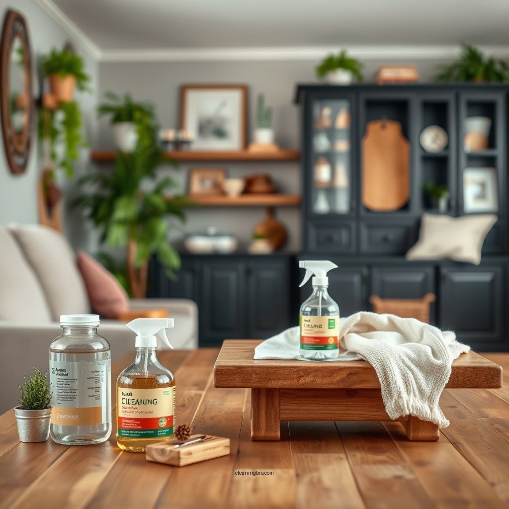 Essential Cleaning Supplies - how to clean cedar wood furniture