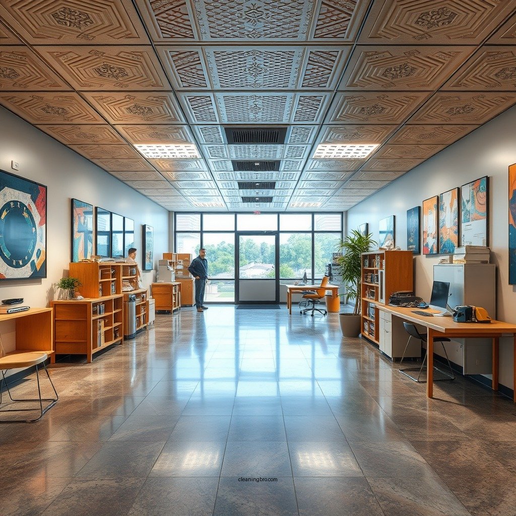 Understanding Ceiling Tile Types - how to clean ceiling tiles without removing them