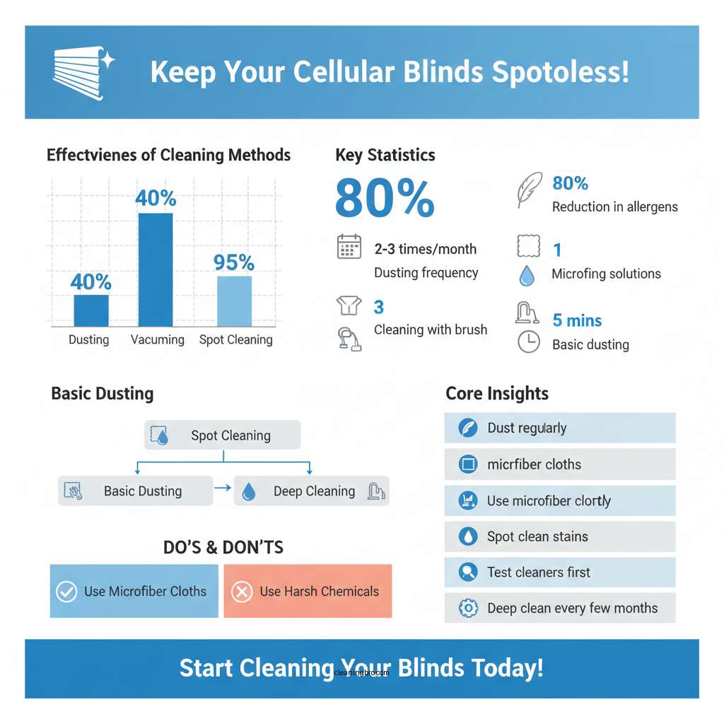 how to clean cellular blinds - Data Infographic and Statistics
