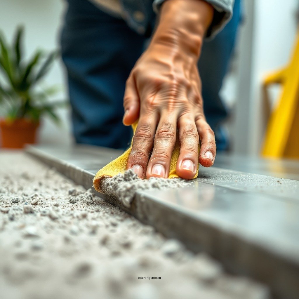 Step-by-Step Cleaning Process - how to clean cement dust