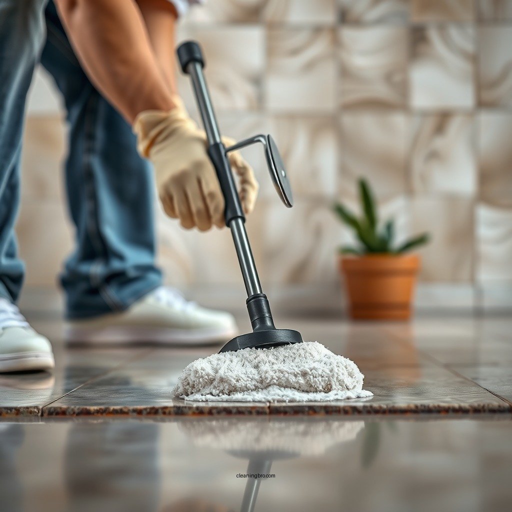 Cleaning Process - how to clean cement tiles