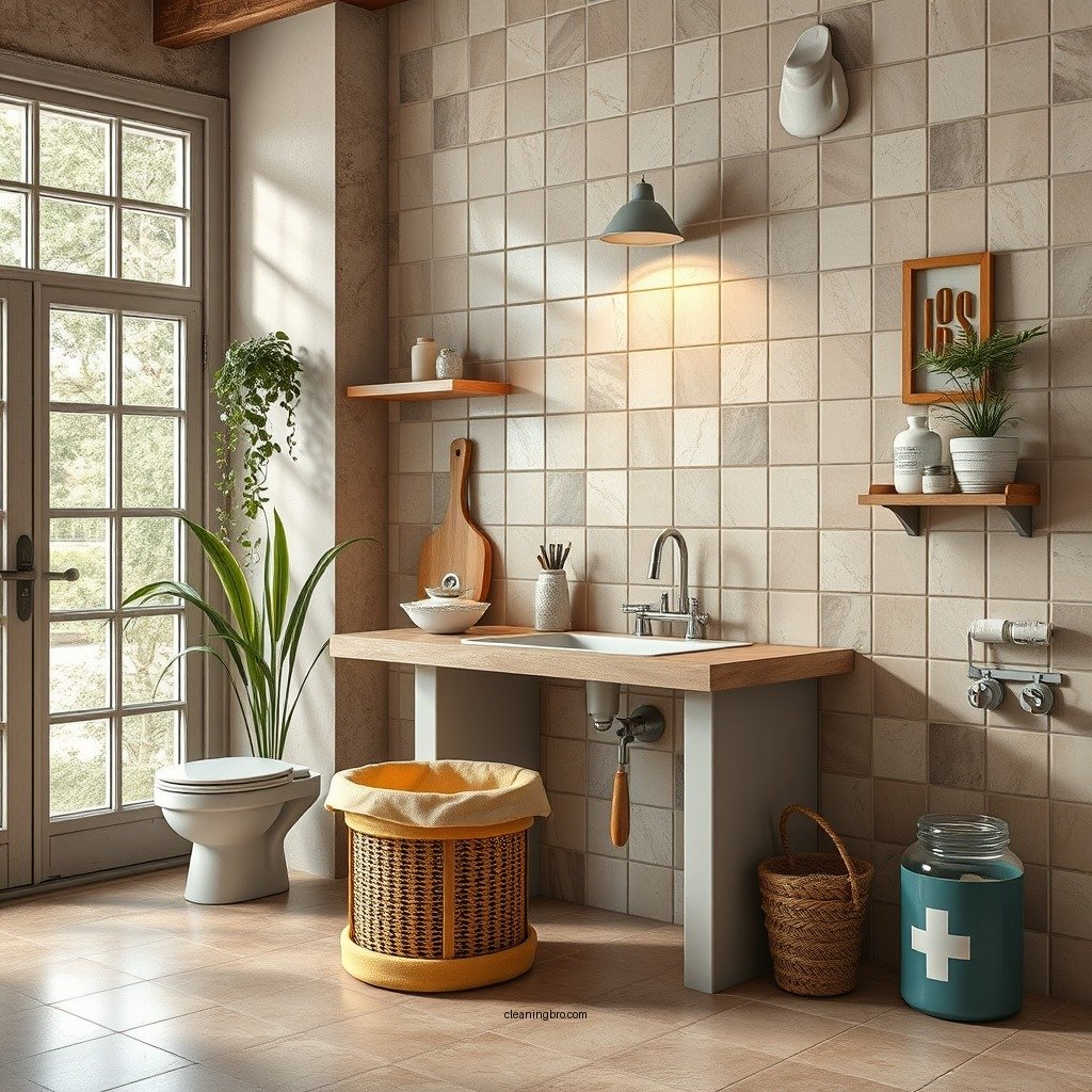 Preparing for Cleaning - how to clean cement tiles