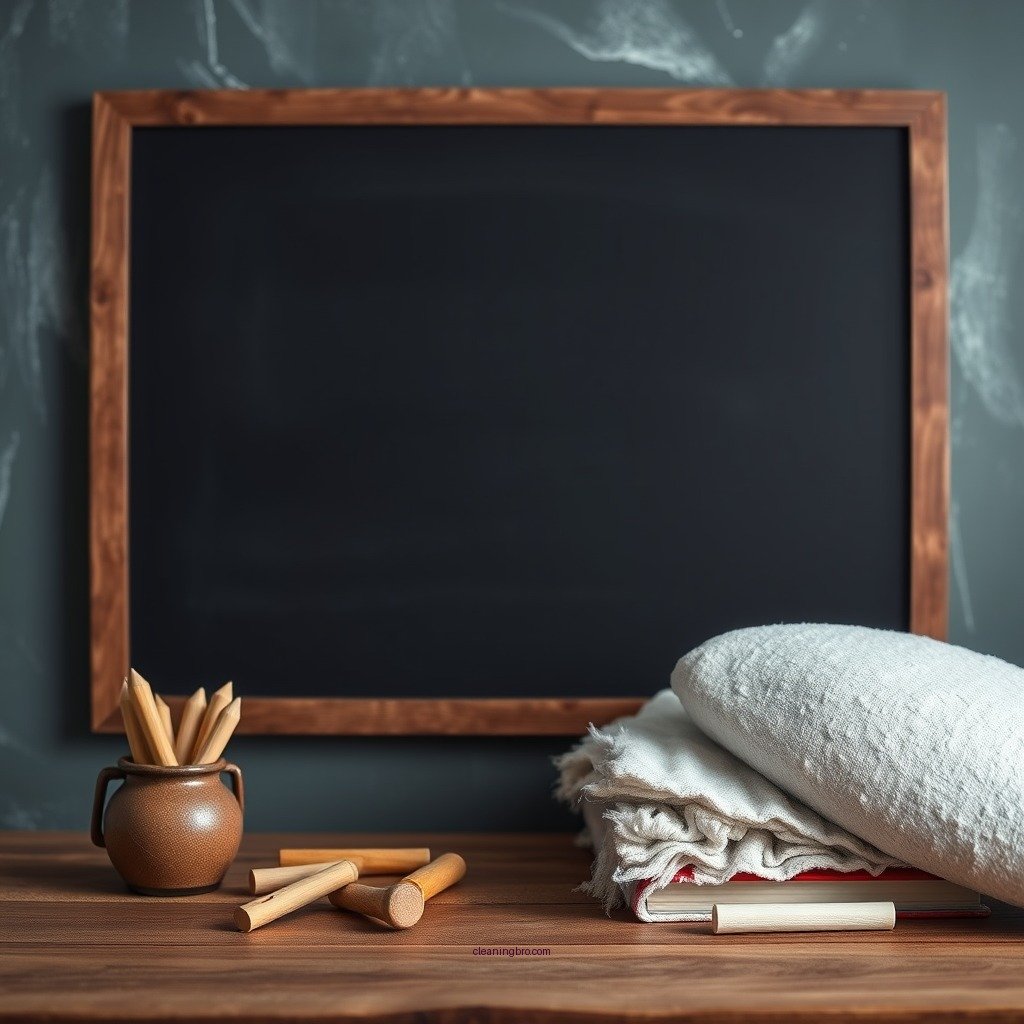 Understanding Chalkboard Materials - how to clean chalk board