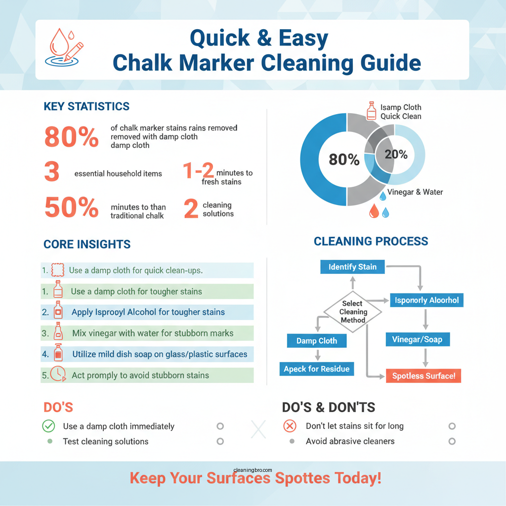 how to clean chalk marker - Data Infographic and Statistics