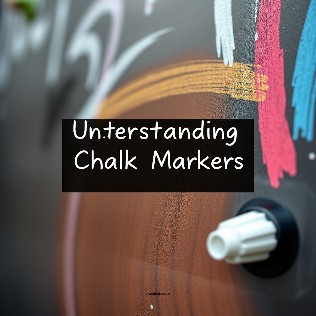 Understanding Chalk Markers - how to clean chalk marker