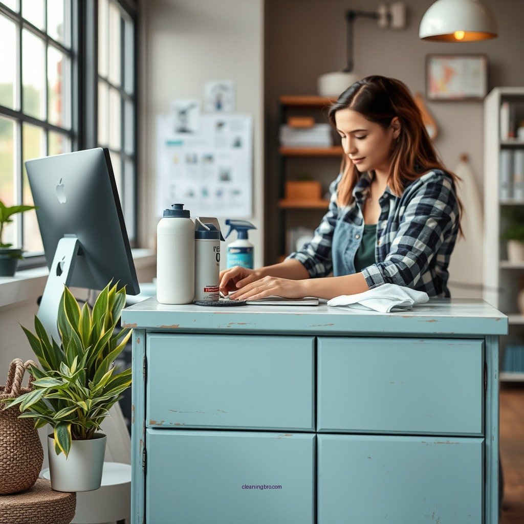 Gather Your Cleaning Supplies - how to clean chalk paint