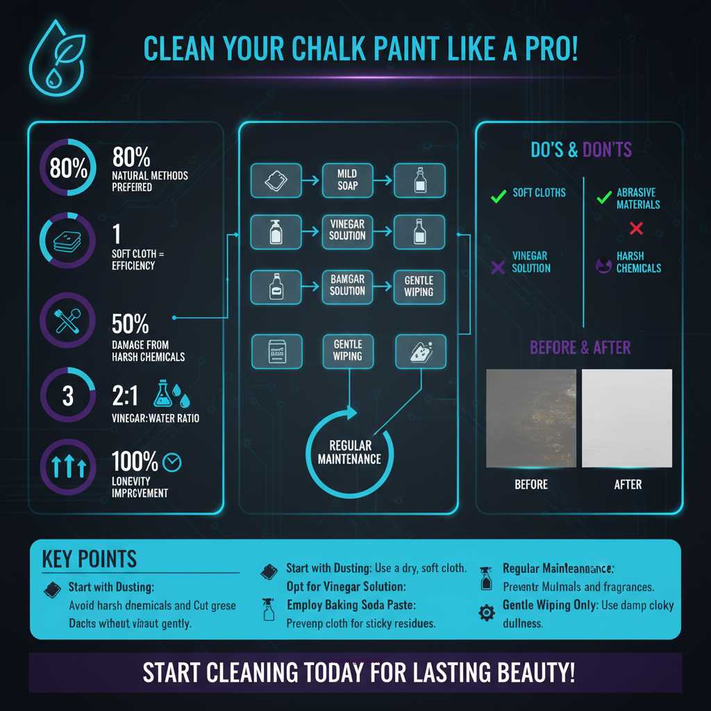 how to clean chalk paint - Data Infographic and Statistics